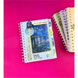 Mikasso Van Gogh Hologram Kapaklı Defter Sert Düz Orta Boy Çok Renkli Okul Defterleri Belirtilmemiş A5 Belir