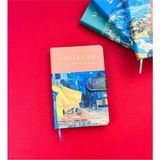 Mikasso Van Gogh Tasarımlı Mıknatıs Kapaklı Defter BM-1203 Sert Düz Orta Boy Çok Renkli Okul Defterleri Bel