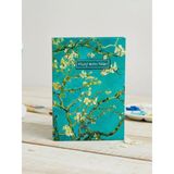 Mikasso Van Gogh Tasarımlı Post-It Not Defteri Karton Düz Renkli Orta Boy Çok Renkli Not Defteri A5 Belirtil
