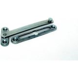 Mikasso Vasistas Pencere Kilidi Pvc Pimapen Kapı Pencere Gizli Çocuk Emniyet Kilidi Anahtarsız 13CM Gri