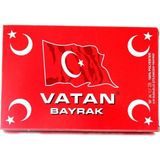 Mikasso Vatan 30X45 Türk Bayrağı VT102 - Çok Renkli