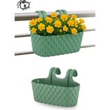 Mikasso Venüs 3 Litre Askılı Balkon Saksı – 11X29 Cm, No:2, Derinlik 11 cm Belirtilmemiş Çok Renkli Modern