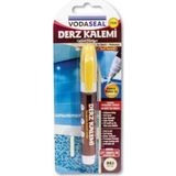 Mikasso Vodaseal Çift Uçlu Su Bazlı Kokusuz Kalıcı Derz Kalemi Bej