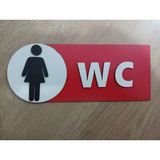 Mikasso Wc Tabelası Ahşap Kırmızı - Çok Renkli