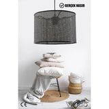 Mikasso Wicker Siyah-Beyaz Hasır Sarkıt Avize Hasır 1 E27 Siyah Salon / Oturma Odası - Çok Renkli