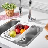 Mikasso Withdraw Ayarlanabilir Lavabo Süzgeci Akrobat Süzme Istasyonu Süzgeç Plastik