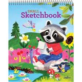 Mikasso Woodland Friends Small Sketchbook - Racoon Karton Spiralli Çizgisiz 40 Yaprak Küçük Boy Çok Renkli N