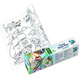 Mikasso Yapışkanlı Boyama Rulosu Erkekler Için 30 cm x 4 M Yapışkanlı Not Kağıdı - Çok Renkli