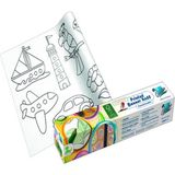 Mikasso Yapışkanlı Boyama Rulosu Kabartma Baskılı 30 Cm. x 4 M Yapışkanlı Not Kağıdı - Çok Renkli