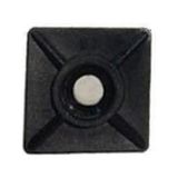 Mikasso Yapışkanlı Kroşe 19 mm x 19MM - Siyah - 5 Adet - Çok Renkli