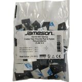 Mikasso Yapışkanlı Kroşe Siyah 19X19MM (100 Adet)
