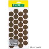 Mikasso Yapışkanlı Masa Sandalye Keçesi Zemin Koruyucu Keçe Yuvarlak 1 Paket (28 Mm)