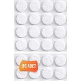 Mikasso Yapışkanlı Mobilya Masa Sandalye Parke Zemin Ayak Koruyucu Kaydırmaz Keçesi 20 mm (96'lı Paket) Beya