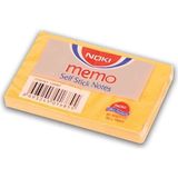 Mikasso Yapışkanlı Not Kağıdı 51 mm x 75 mm Turuncu Postit (12 Li Paket) Yapışkanlı Not Kağıdı - Çok Renkli