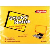 Mikasso Yapışkanlı Not Kağıdı 75X100 mm Neon Turuncu 12'li Paket Yapışkanlı Not Kağıdı - Çok Renkli