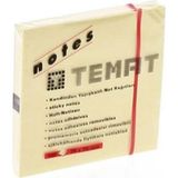 Mikasso Yapışkanlı Not Kağıdı 75X75 mm Pastel Sarı (12 Li Paket) Yapışkanlı Not Kağıdı - Çok Renkli