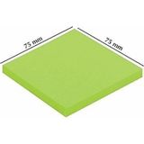 Mikasso Yapışkanlı Not Kağıdı 80 Yaprak 75X75MM Yeşil 12211 (12 Li Paket) Yapışkanlı Not Kağıdı - Çok Renkli