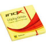 Mikasso Yapışkanlı Not Kağıdı Fosforlu 4 Renk Set 75X75 Küp Not Kağıdı - Çok Renkli