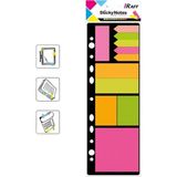 Mikasso Yapışkanlı Not Kağıdı Neon Organizer 25 Sayfa Yapışkanlı Not Kağıdı - Çok Renkli