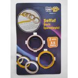 Mikasso Yapışkanlı Renkli Şeffaf Rulo Satır Işaretleyici 8mm x 3,5 Metre Yapışkanlı Not Kağıdı - Çok Renkli