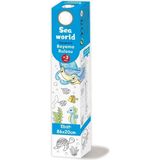 Mikasso Yapışkanlı Rulo Resim Boyama Kağıdı Sea World 86 x 20 cm Yapışkanlı Not Kağıdı - Çok Renkli