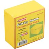 Mikasso Yapışkanlı Super Sticky Küp Sarı 400 Yaprak Şirink 6 Adet Küp Not Kağıdı - Çok Renkli