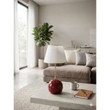 Mikasso Yarım Küre Modern Vintage Bohem Abajur Gece Lambası ve Yatak Odası Salon Metal Beyaz - Çok Renkli