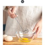 Mikasso Yaylı Pratik Yumurta ve Omlet Çırpma Teli Metal Paslanmaz Çelik