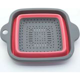Mikasso Yemek Hazırlık Süzgeci Makarna Süzgeç Akordiyon Kare 22*18 cm Silikon