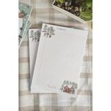 Mikasso Yılbaşı Temalı Soft Notepad A5 - Memopad, Bloknot, Defter, Not Kağıdı Yumuşak Düz Kareli 50 Yaprak O - Çok Renkli