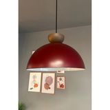 Mikasso Yimpi Avize Tekli Sarkıt Sütlü Kahve Şapkalı Başlık Salon Kuaför Cafe Dekoratif Aydınlatma Pastane M - Çok Renkli
