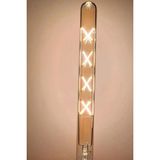 Mikasso Yok 8W 220V E27 30 cm Rustik LED Ampul T30-8 Sarı Işık Rustik Ampul Tekli E27 G A'dan G'ye 8 Watt C