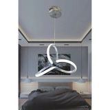 Mikasso Yonca LED Krom Avize | Antre/hol Mutfak LED Avize Metal 1 G4 Bej Antre / Hol - Çok Renkli