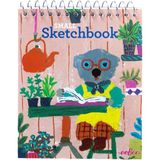 Mikasso Yumi Small Sketchbook - Koala Karton Spiralli Çizgisiz 40 Yaprak Küçük Boy Çok Renkli Not Defteri A7