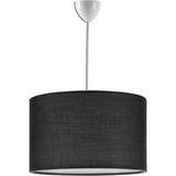 Mikasso Yuvarlak Avize Tekli Kumaş Sarkıt Siyah Başlık Çap 30 cm AV127 Kumaş 1 E27 Siyah Salon / Oturma Odas - Çok Renkli