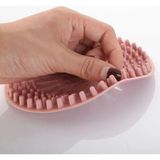 Mikasso Yuvarlak Silikon Lavabo ve Küvet Süzgeci, Lavabo Tıkacı Gider Koruyucu 12 cm (Pembe Renk) Silikon