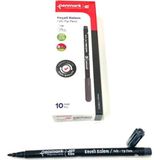 Mikasso Yuvarlak Uç Yıkanabilir Keçeli Kalem 10 'lu ( 1 Paket ) Siyah - Çok Renkli