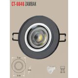 Mikasso Zambak Cam Spot + Beyaz Işık GU10 Duy Ampul + GU10 Duy Flora Elektromarket
