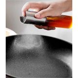 Mikasso Zeytinyağı/sirke/yağ Püskürtücü Cam Sprey Yağdanlık 100ML - Airfryer Pişirme Öncesi Sprey Yağlık Gri