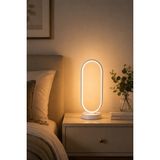 Mikasso Zzez Beyaz Renk Gün Işığı LED Işıklı Modern Tasarım LED Masa Lambası - Abajur - Gece Lambası Metal B - Çok Renkli