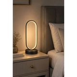 Mikasso Zzez Siyah Renk Gün Işığı LED Işıklı Modern Tasarım LED Masa Lambası - Abajur - Gece Lambası Metal S - Çok Renkli