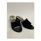 mikay shoes Taşlı Biyeli Şık Topuklu Terlik