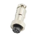 Mike 7 Pin 12 mm Dişi Konnektör