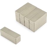 Mıknatıs Avm 30x10x1 mm N35 Neodyum Dikdörtgen Güçlü Mıknatıs (Boy: 30 mm, En: 10 mm, Kalınlık: 1 mm) - 30 x 10 x 1 mm - 25 Adet - Gümüş
