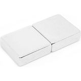 Mıknatıs Avm Güçlü Neodyum Mıknatıs Kare 15X15X5 mm (2'li) - 2 Adet - Gri