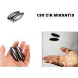 mıknatıs Manyetik Stres Taşı cır Cır Boyut 2.5X4CM - metaliksiyah