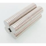 Mıknatıs Market 80 Adet 8 x 1,5 mm Yuvarlak Güçlü Neodyum Mıknatıs Çap 8 mm Kalınlık 1,5 mm - Gümüş