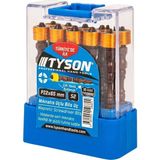 Mıknatıs Uçlu Bits Uç Pz 2X65MM 10 Adet - Çift Yönlü - Altın