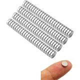 Mıknatıs Yuvarlak D15X3 mm - 4 Adet - Deney Mıknatısı - Çok Renkli