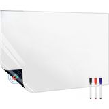 Mıknatıslı Beyaz Tahta Magnet Planlayıcı | 3 Adet Silgili Mıknatıslı Kalem Hediyeli | 35X50CM | Çocuk Karalama Tahtası Spor Okul Yemek Not Alma
